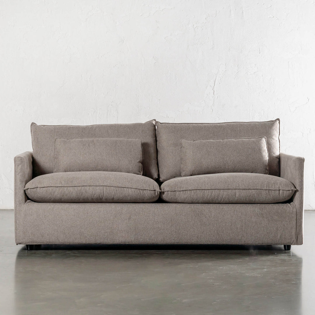 PILOTI BREMAN SLIP COVER SOFA BED  |  3.5 SEATER  |  BEDARRA SAND