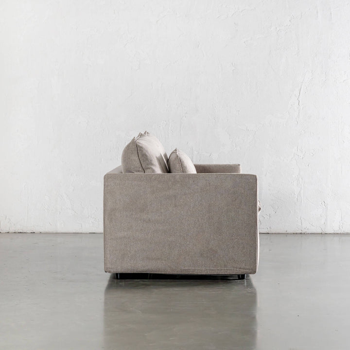 PILOTI BREMAN SLIP COVER SOFA BED  |  3.5 SEATER  |  BEDARRA SAND