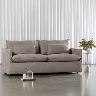 PILOTI BREMAN SLIP COVER SOFA BED  |  3.5 SEATER  |  BEDARRA SAND