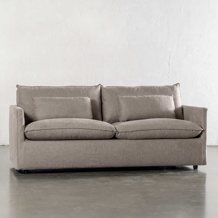 PILOTI BREMAN SLIP COVER SOFA BED  |  3.5 SEATER  |  BEDARRA SAND