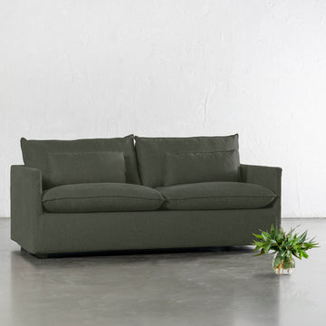 PILOTI BREMAN SLIP COVER SOFA BED  |  3.5 SEATER  |  CYPRESS VINE GREEN