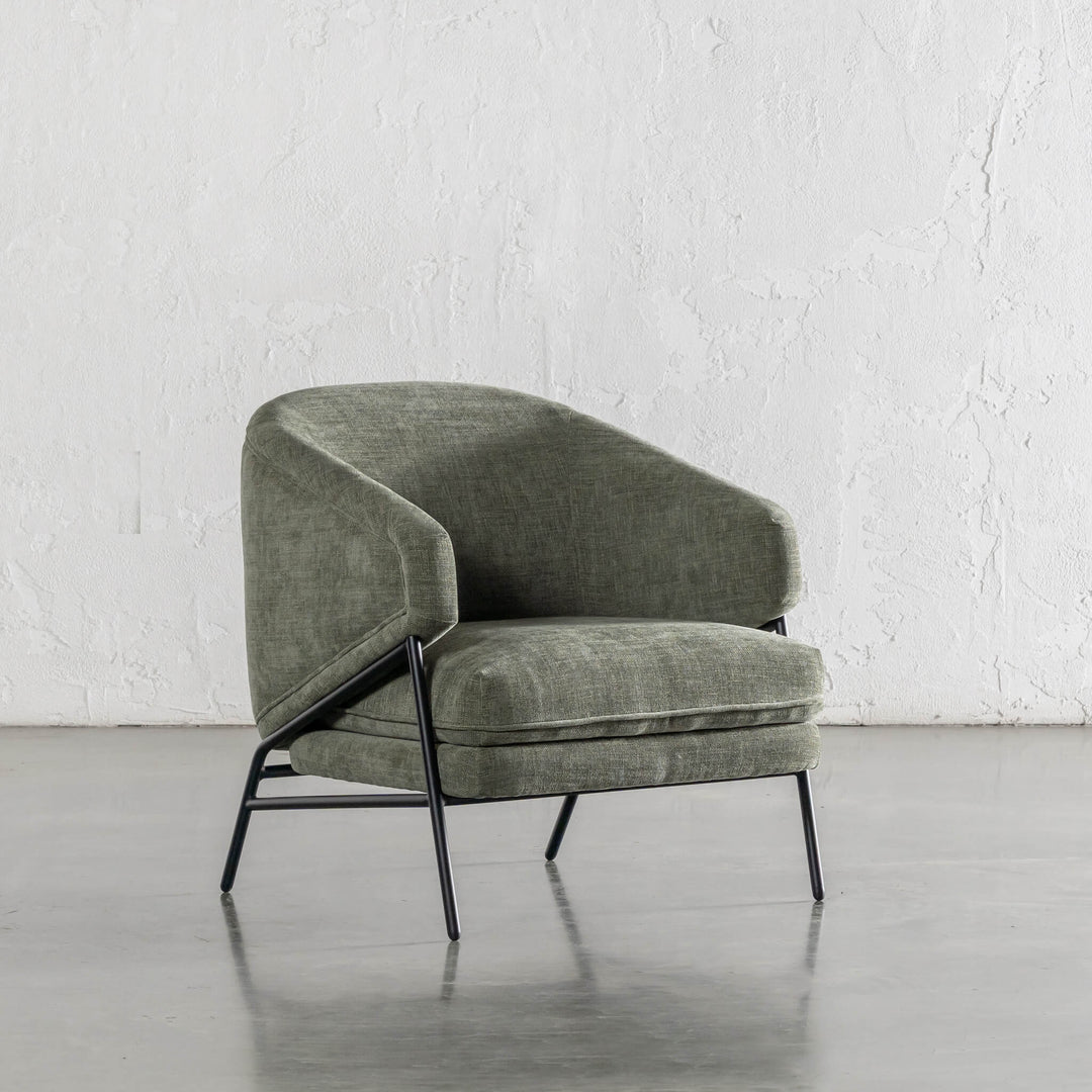 PILOTI ESSEN ARMCHAIR | CYPRESS VINE GREEN