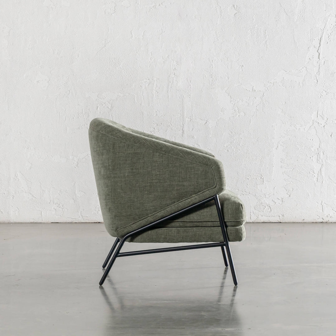 PILOTI ESSEN ARMCHAIR | CYPRESS VINE GREEN