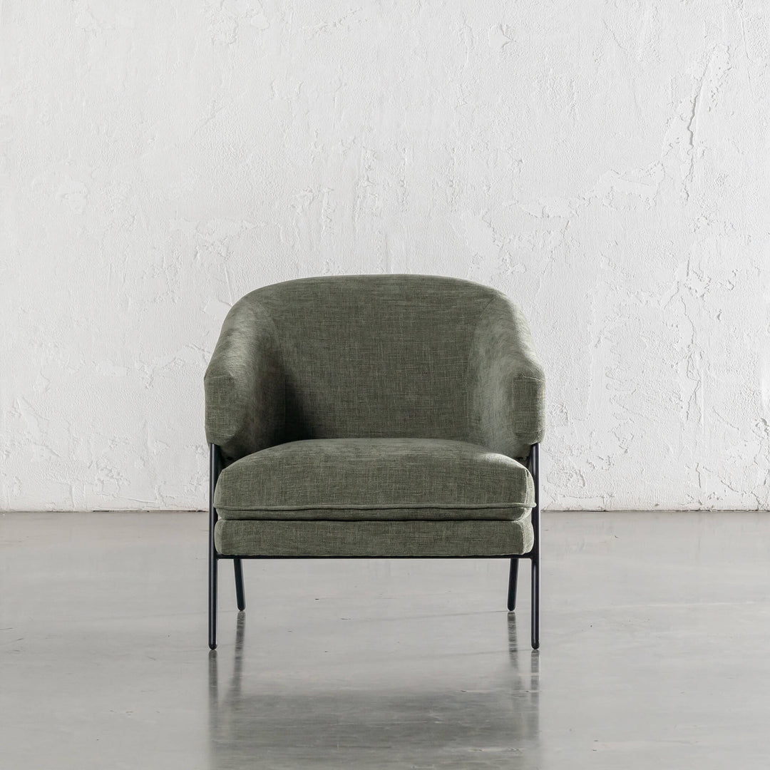 PILOTI ESSEN ARMCHAIR | CYPRESS VINE GREEN