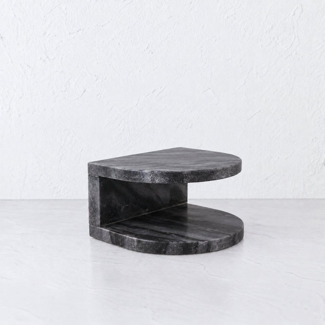 PISANI ARCH NAPKIN HOLDER  |  GREY MARBLE