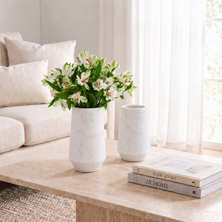 PISANI VASE  |  WHITE MARBLE