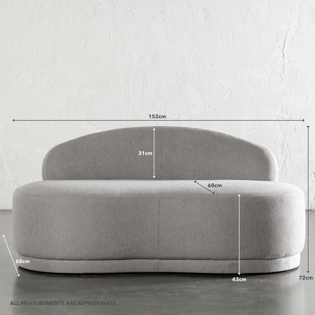 PONTOUX CURVED DAYBED  |  FLOODED GUM WISP | MEASUREMENTS