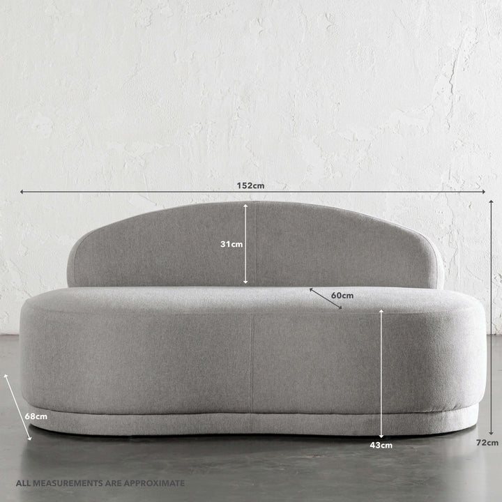 PONTOUX CURVED DAYBED  |  FLOODED GUM WISP | MEASUREMENTS