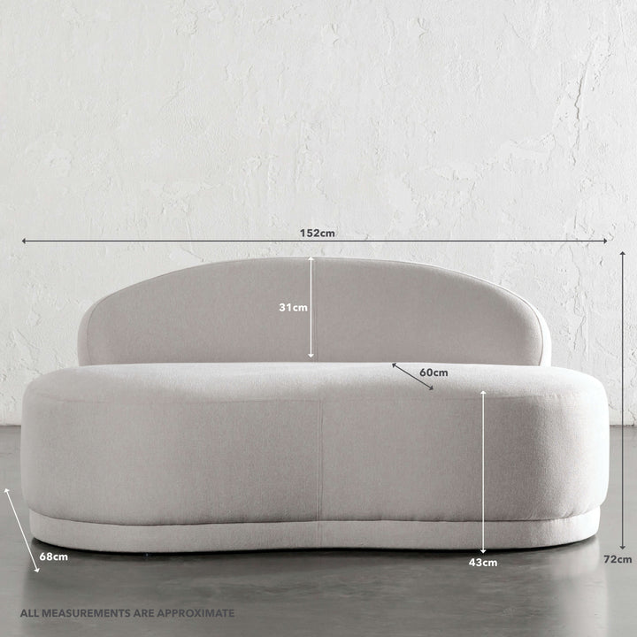 PONTOUX CURVED DAYBED  |  FLOODED GUM WISP | MEASUREMENTS