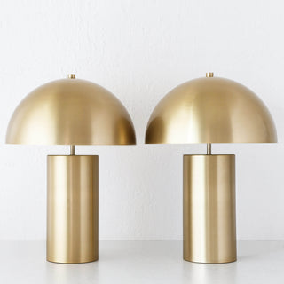 PORTO MONIZ TABLE LAMP BUNDLE X2  |  50CM  |  ANTIQUE BRASS