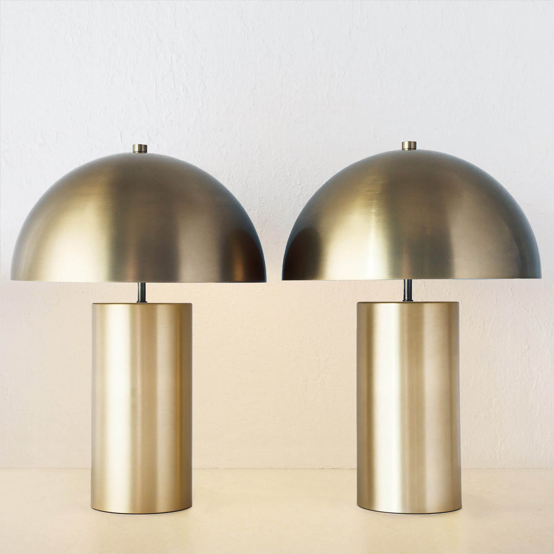 PORTO MONIZ TABLE LAMP BUNDLE X2  |  50CM  |  ANTIQUE BRASS