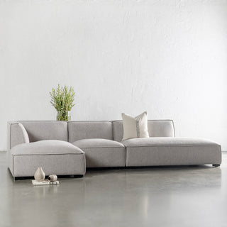 PROVATO MODULAR OPEN ENDED SOFA  |  COASTAL FOG