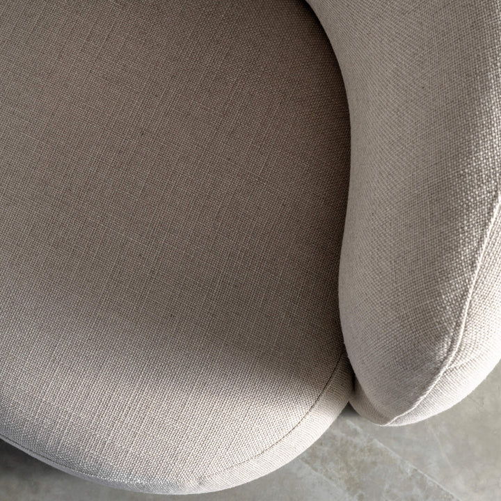 PURBECK CURVED SOFA  |  DEEP MANUKA WEAVE CLOSE UP