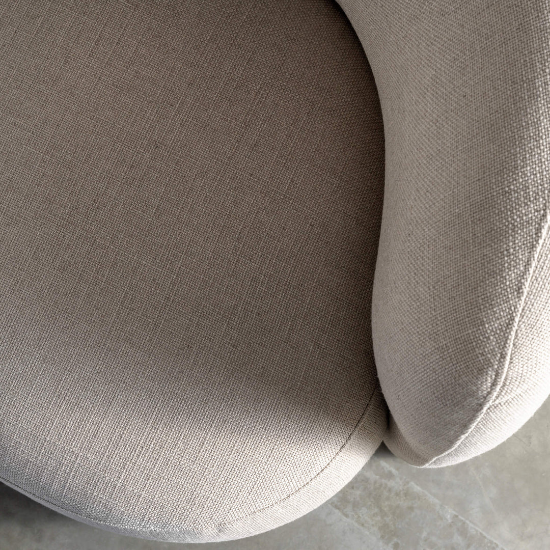 PURBECK CURVED SOFA  |  DEEP MANUKA WEAVE