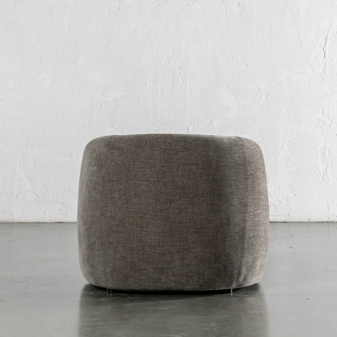 PURBECK CURVED ARMCHAIR   |  BRINDLE SHADOW
