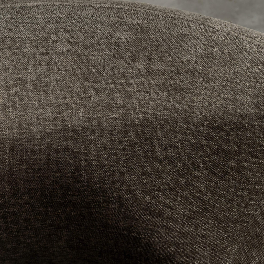 PURBECK CURVED ARMCHAIR   |  BRINDLE SHADOW