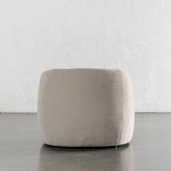 PURBECK CURVED ARMCHAIR   |  WARM SORRENTO SAND