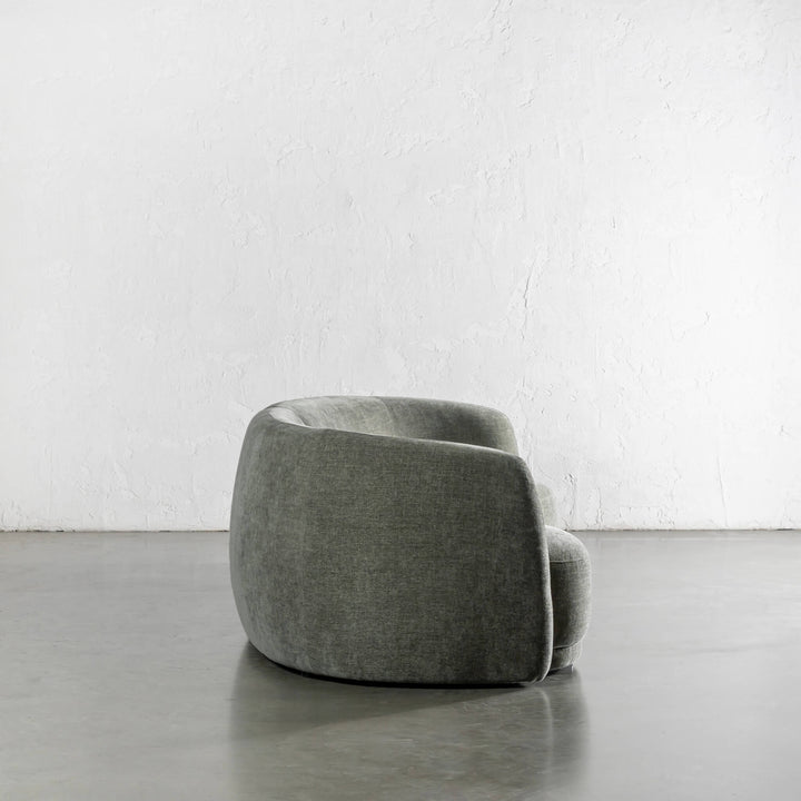 PURBECK CURVED SOFA  |  BAYSWATER GREEN