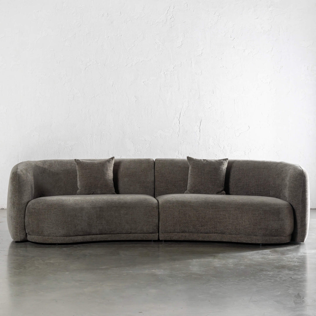 PURBECK CURVED SOFA  |  BRINDLE SHADOW