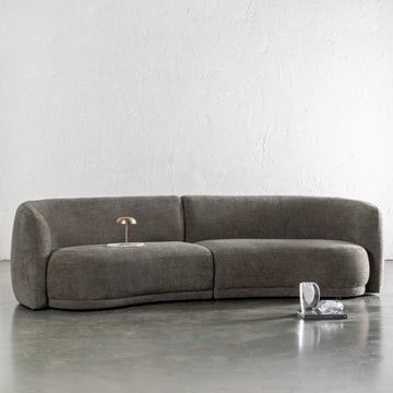 PURBECK CURVED SOFA  |  BRINDLE SHADOW