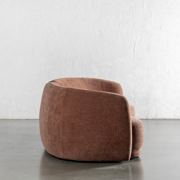 PURBECK CURVED SOFA  |  CLOVE DUST