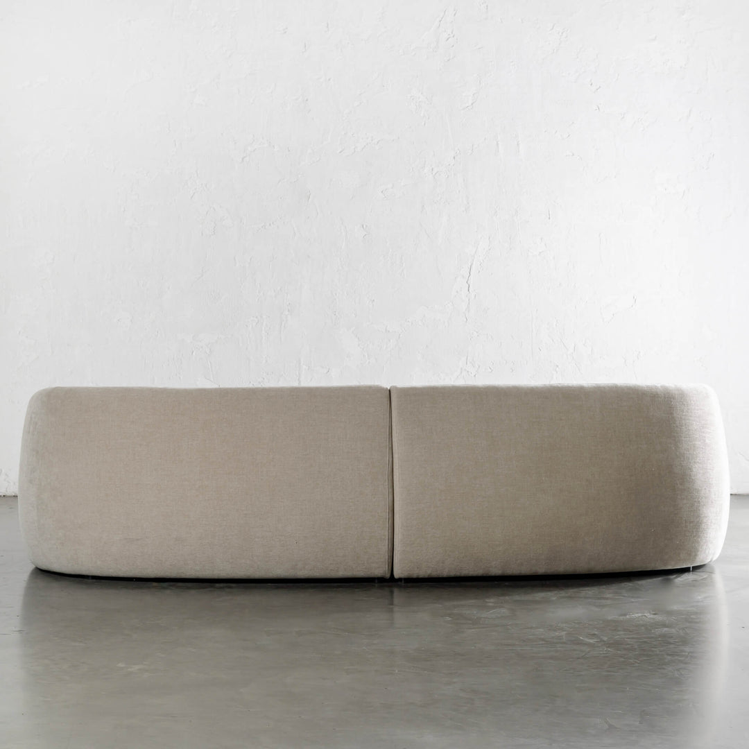 PURBECK CURVED SOFA  |  WARM SORRENTO SAND