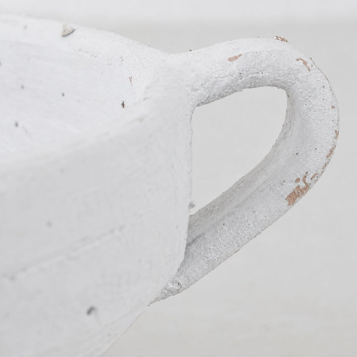 PAGLIONE BOWL  |  38CM  |  WHITE TERRRACOTTA