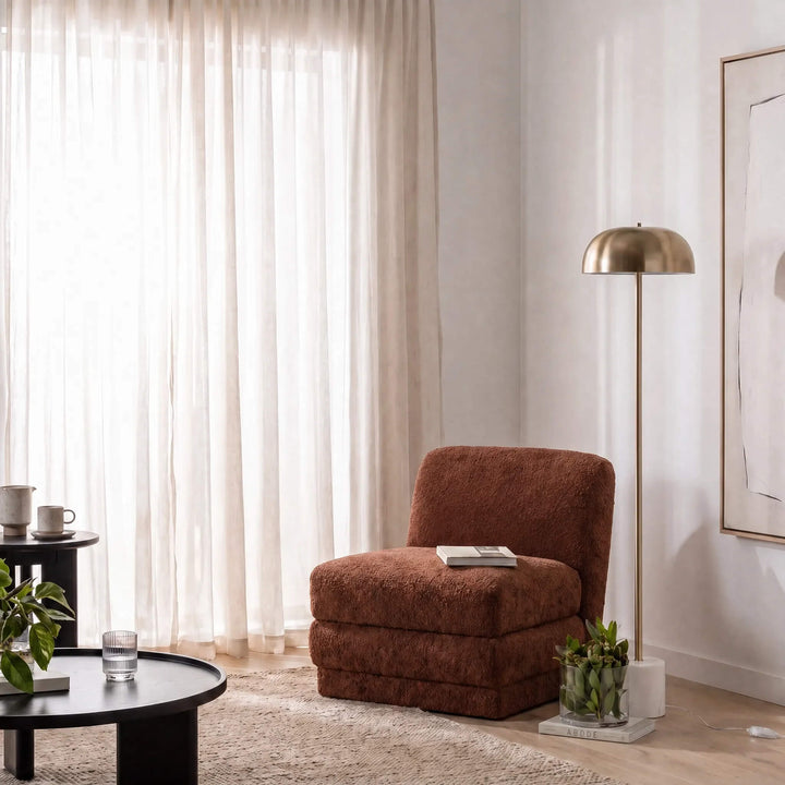 PALMERA ARMCHAIR  |  CARMEN RUST BOUCLE