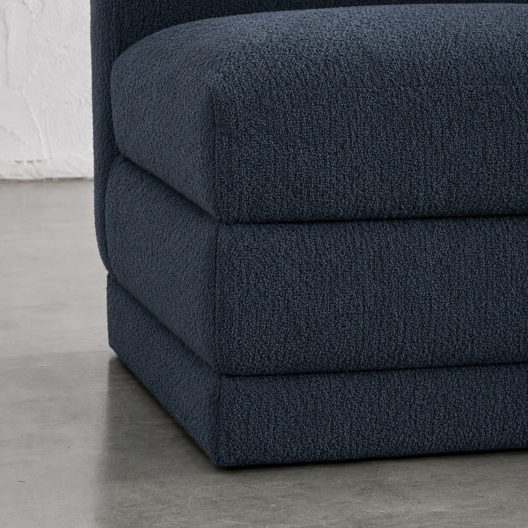 Palmera Armchair  |  REEF NAVY BOUCLE