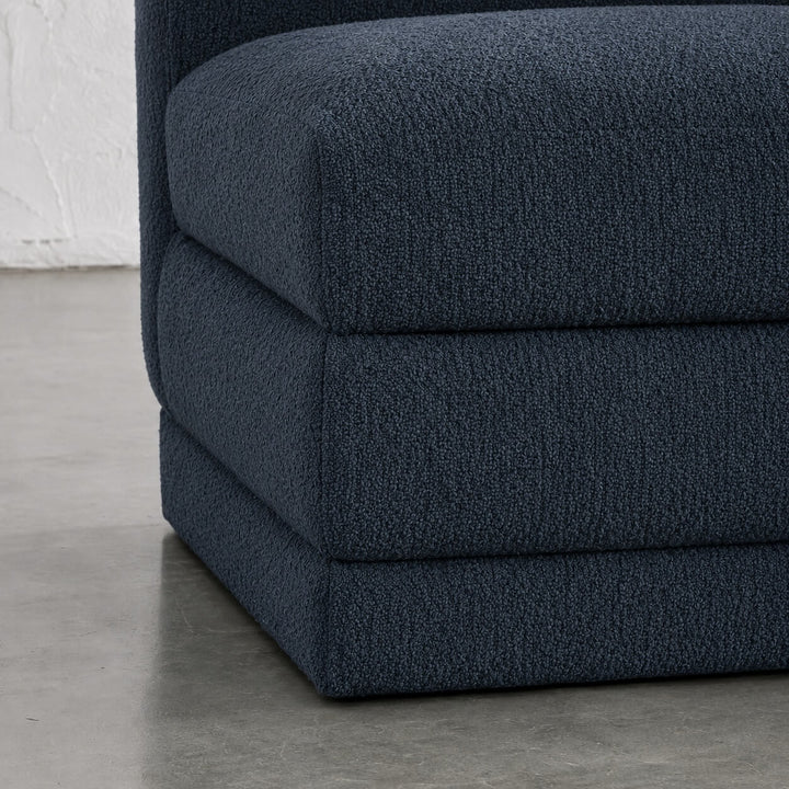 Palmera Armchair  |  REEF NAVY BOUCLE