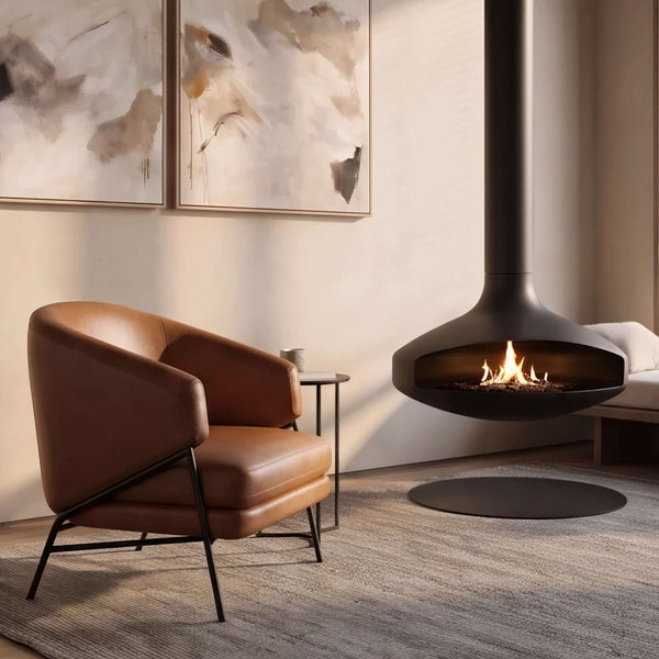 PILOTI ESSEN ARMCHAIR  |  DAKOTA SADDLE TAN