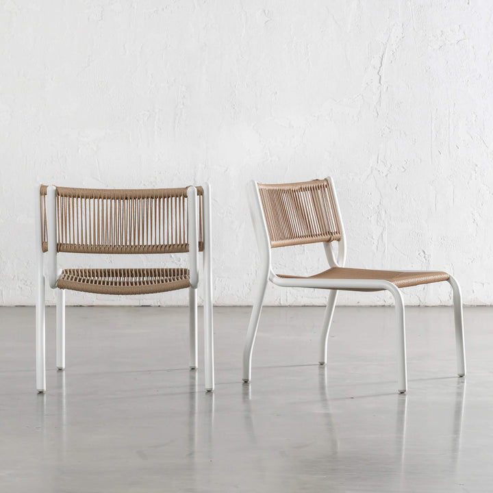 Piscina Balcony 3 pce Setting  |  Milk White + Natural