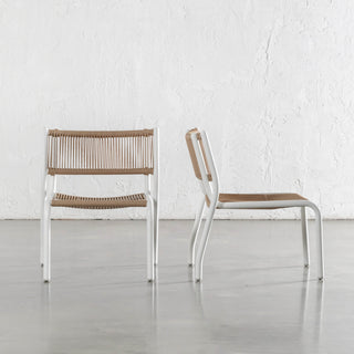 Piscina Balcony 3 pce Setting  |  Milk White + Natural