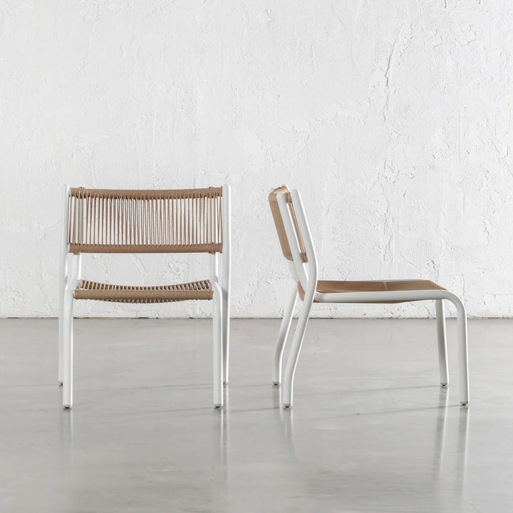 Piscina Balcony 3 pce Setting  |  Milk White + Natural