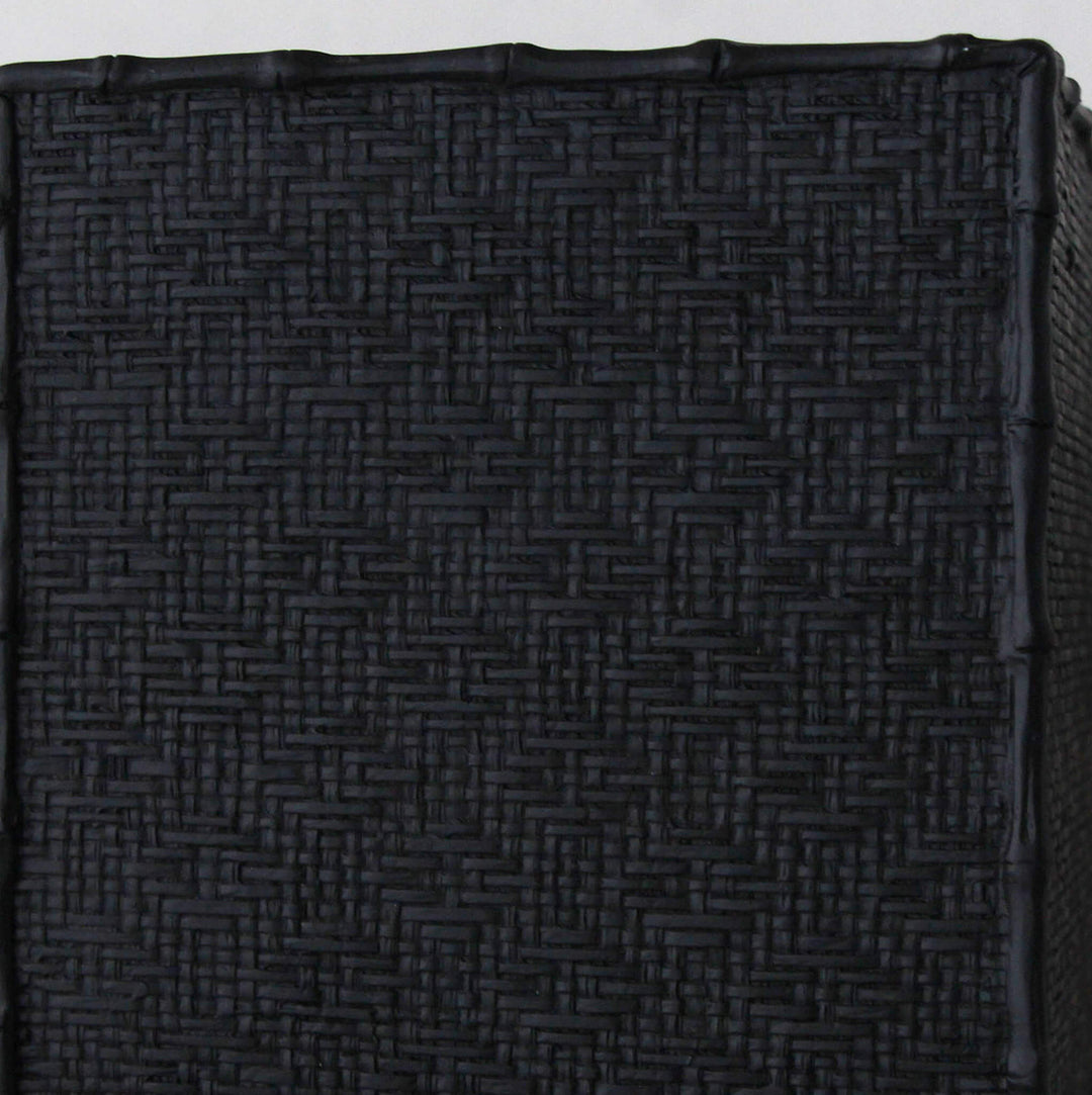RAFFLES TISSUE BOX COVER BUNDLE X2  |  RECTANGLE  |  BLACK WEAVE