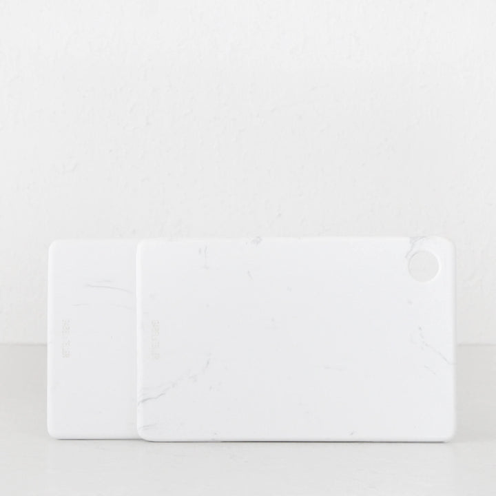 RECTANGLE GRAZING BOARD BUNDLE X2 | WHITE MARBLE