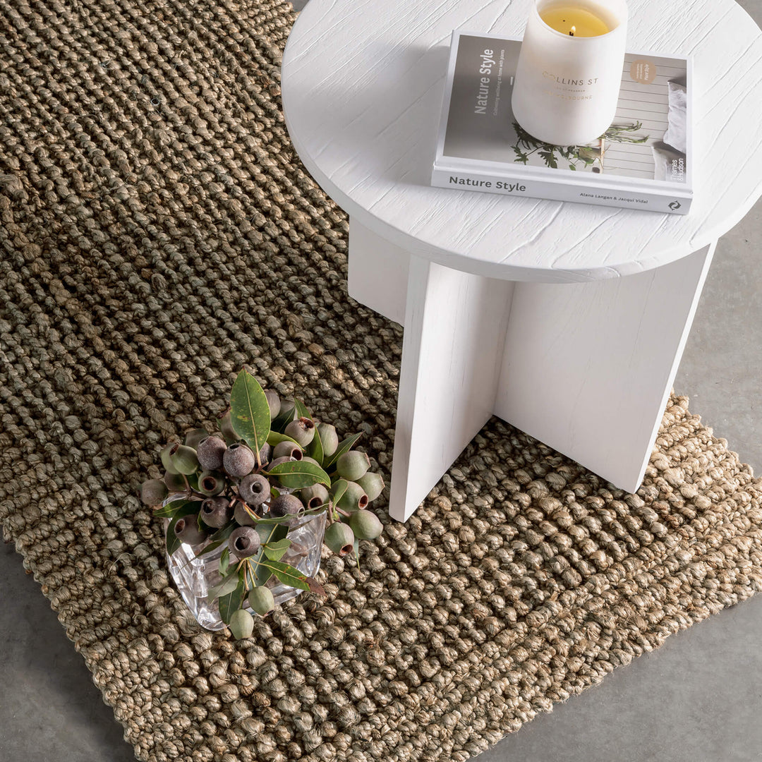 RHYLL JUTE RUG | 60 x 90 | NATURAL GREY