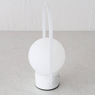 RIBEIRA BRAVA LED RECHARGEABLE LANTERN WITH HANDLE  |  26CM  |  WHITE