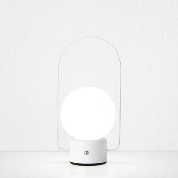 RIBEIRA BRAVA LED RECHARGEABLE LANTERN WITH HANDLE  |  26CM  |  WHITE