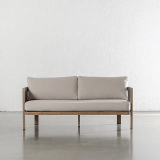 RIVA DI GARDO OUTDOOR 4 PIECE SETTING  |  BIRCH ASH ALUMINIUM FRAME | 2 SEATER SOFA