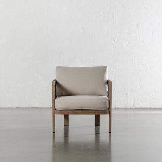 RIVA DI GARDO OUTDOOR 4 PIECE SETTING  |  BIRCH ASH ALUMINIUM FRAME | LOUNGE CHAIR