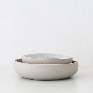ROBERT GORDON  |  SERVING BOWL BUNDLE x2  |  GARDEN TO TABLE  |  NATURAL STONEWARE