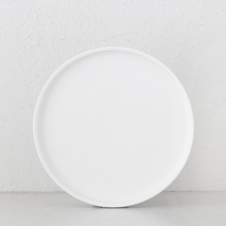 ROBERT GORDON  |  PLATFORM DINNER PLATE  |  WHITE  |   LBD EXCLUSIVE