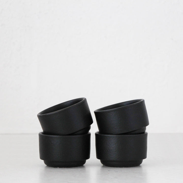 ROBERT GORDON | PLATFORM RAMEKIN BUNDLE | BLACK | SET OF 4