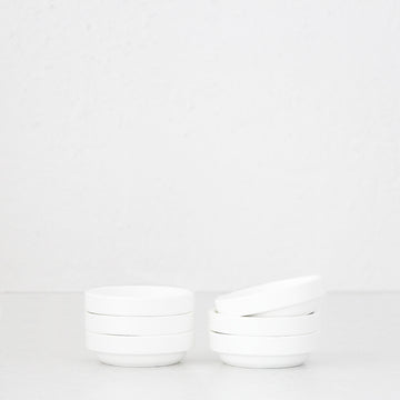 ROBERT GORDON | PLATFORM SAUCE DISH BUNDLE | WHITE | SET OF 6