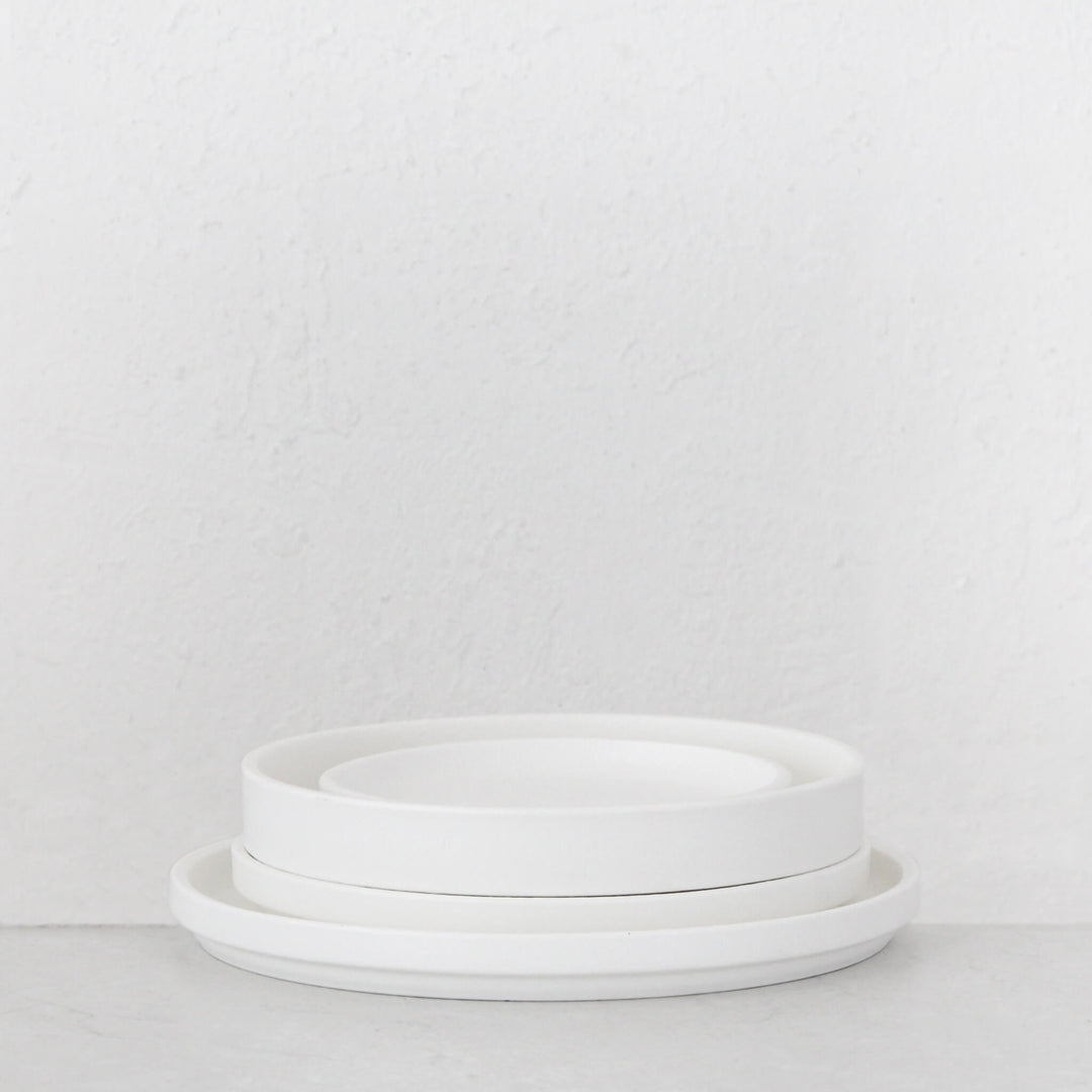 LBD EXCLUSIVE  |  ROBERT GORDON | PLATFORM  DINNER SET  |  WHITE