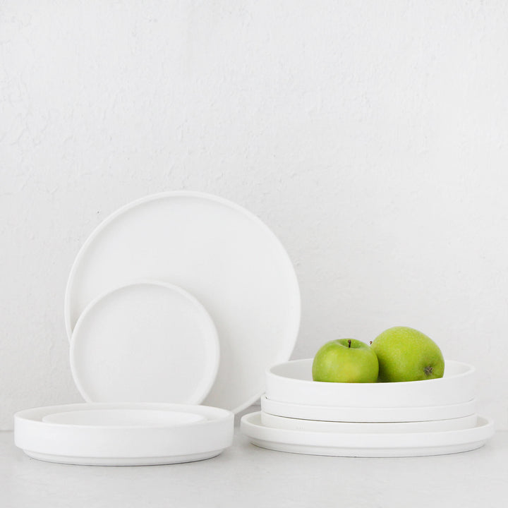 LBD EXCLUSIVE  |  ROBERT GORDON | PLATFORM  DINNER SET  |  WHITE