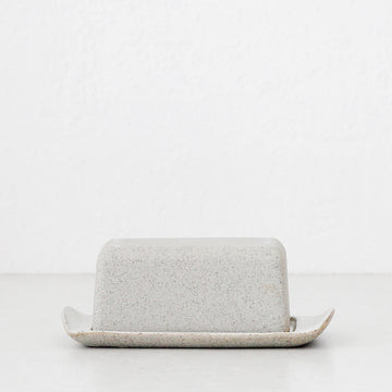 ROBERT GORDON  |  BUTTER DISH  |  GARDEN TO TABLE  |  NATURAL STONEWARE