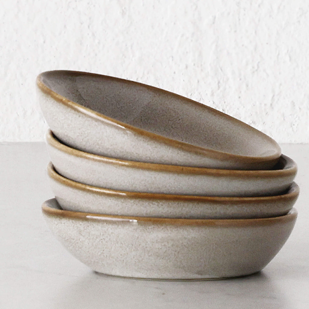 ROBERT GORDON MASON  |  SMALL DISH BUNDLE X4 | 10CM  |  PIER KHAKI