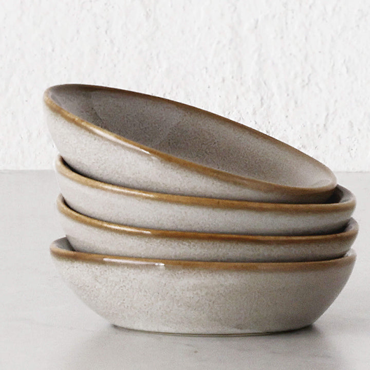 ROBERT GORDON MASON  |  SMALL DISH BUNDLE X8 | 10CM  |  PIER KHAKI